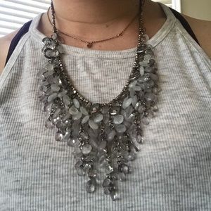 Anthropologie beaded bib necklace