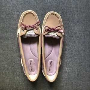 Size 7.5 Purple Women's Sperry Top Siders.
