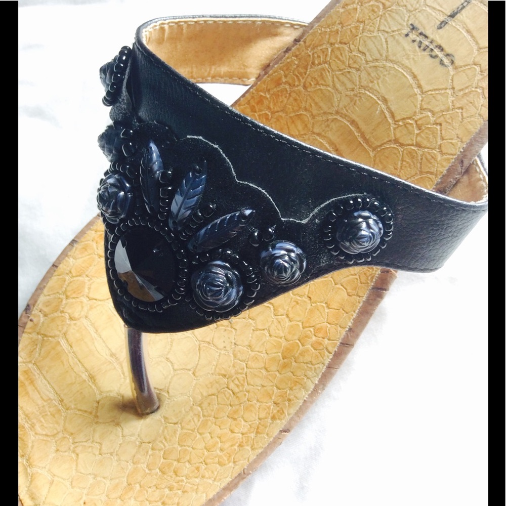 Crystal Bling Sandal Wedges