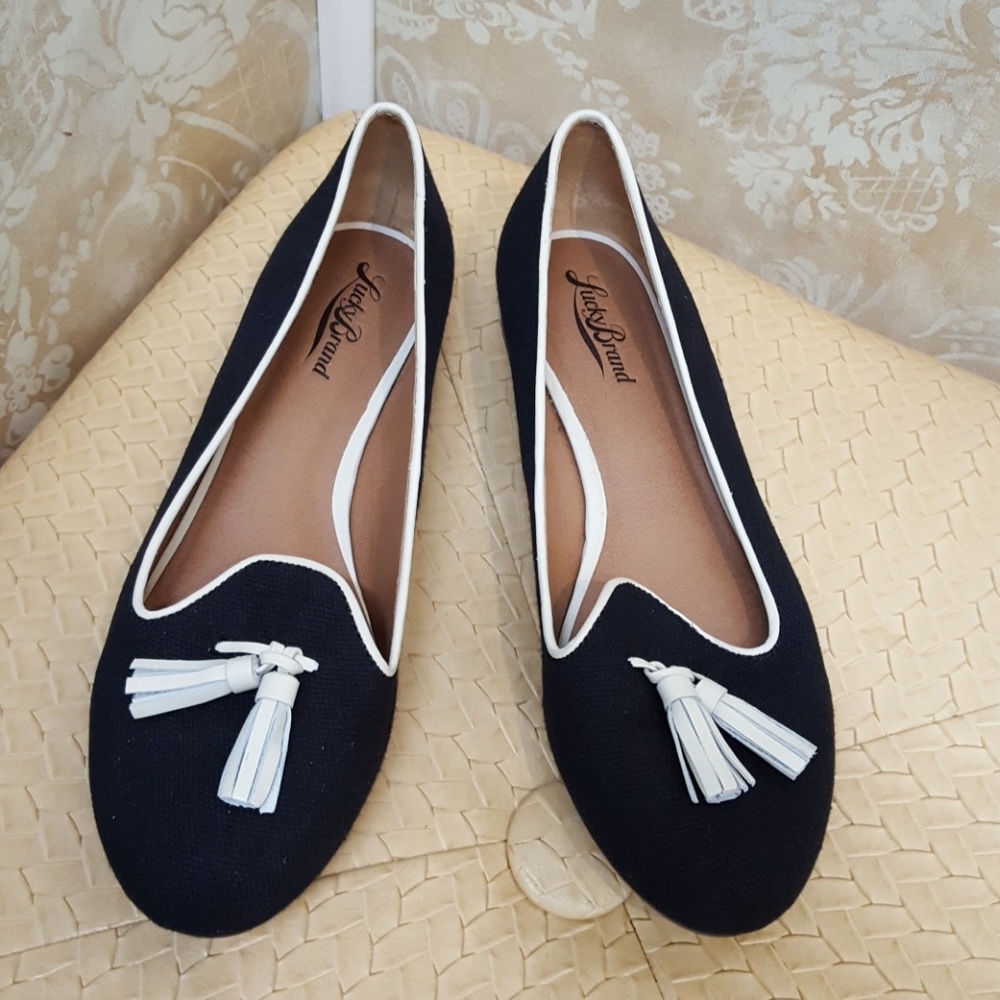 Lucky Brand Black Flats