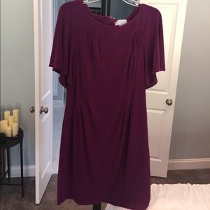 Jessica Simpson cocktail dress -plum