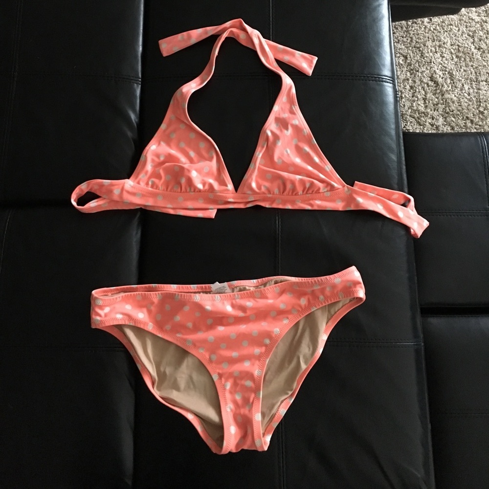 J crew polka dot bikini