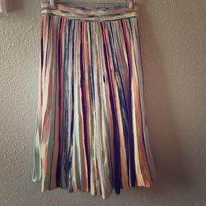 Elspeth Multi colored Sweater Skirt by Moth