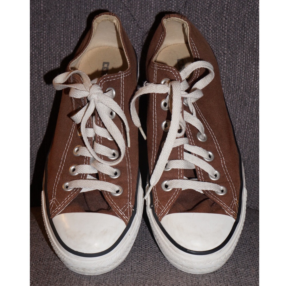Brown Converse All Stars