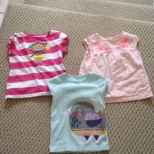 4T short sleeve Carter's tops