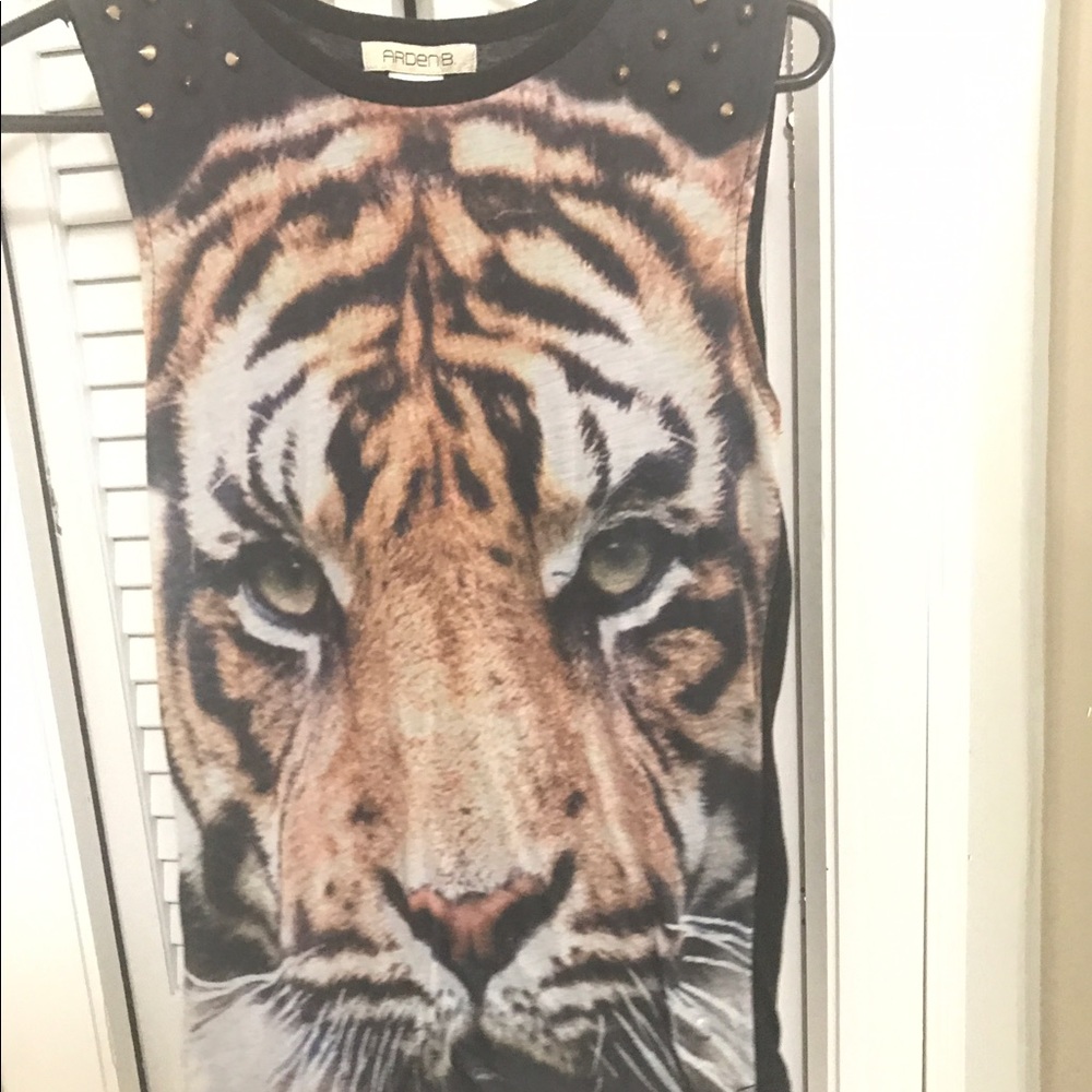 Arden B animal print top