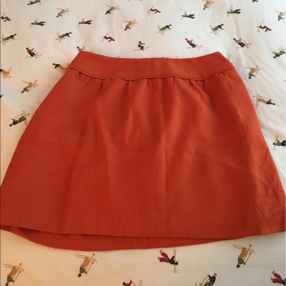 Lands End Canvas wool skirt w/pockets