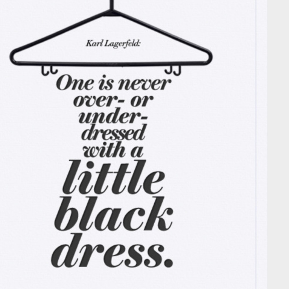 Fabulous little black dresses🕶
