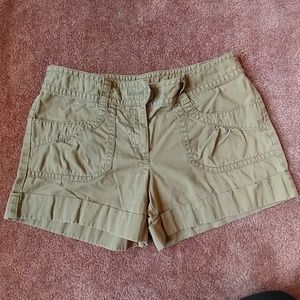 Ann Taylor Loft Olive Green Shorts