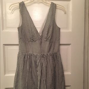J Crew Seersucker dress with pockets!
