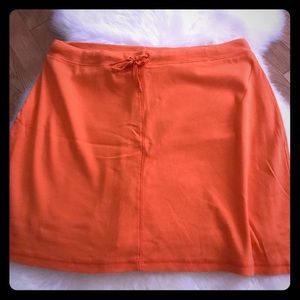 Jones New York orange knit skort xl