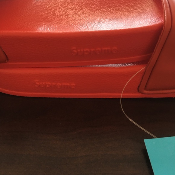 Supreme flip flops sandals shoes - Picture 2 of 4