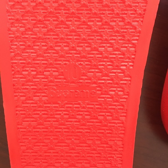 Supreme flip flops sandals shoes - Picture 3 of 4
