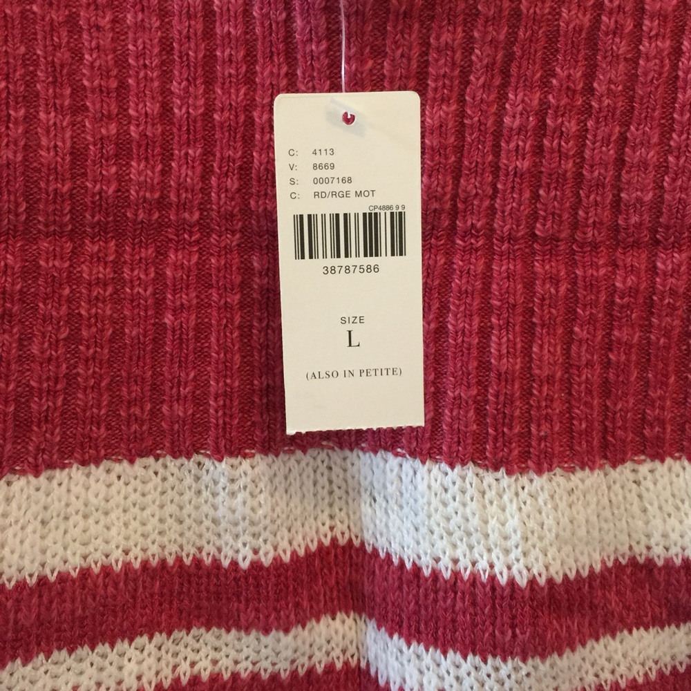 Anthropologie NWT knit tank top dark dusty rose - Picture 2 of 3