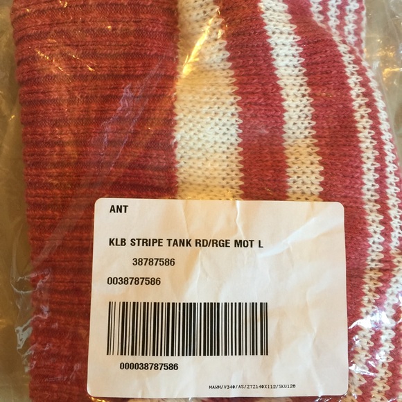 Anthropologie NWT knit tank top dark dusty rose - Picture 3 of 3