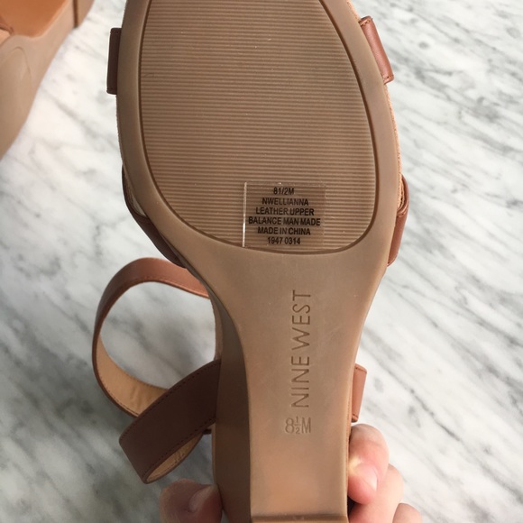 Nine West Brown Wedges - Picture 5 of 6