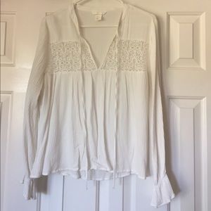 H&M long sleeve blouse