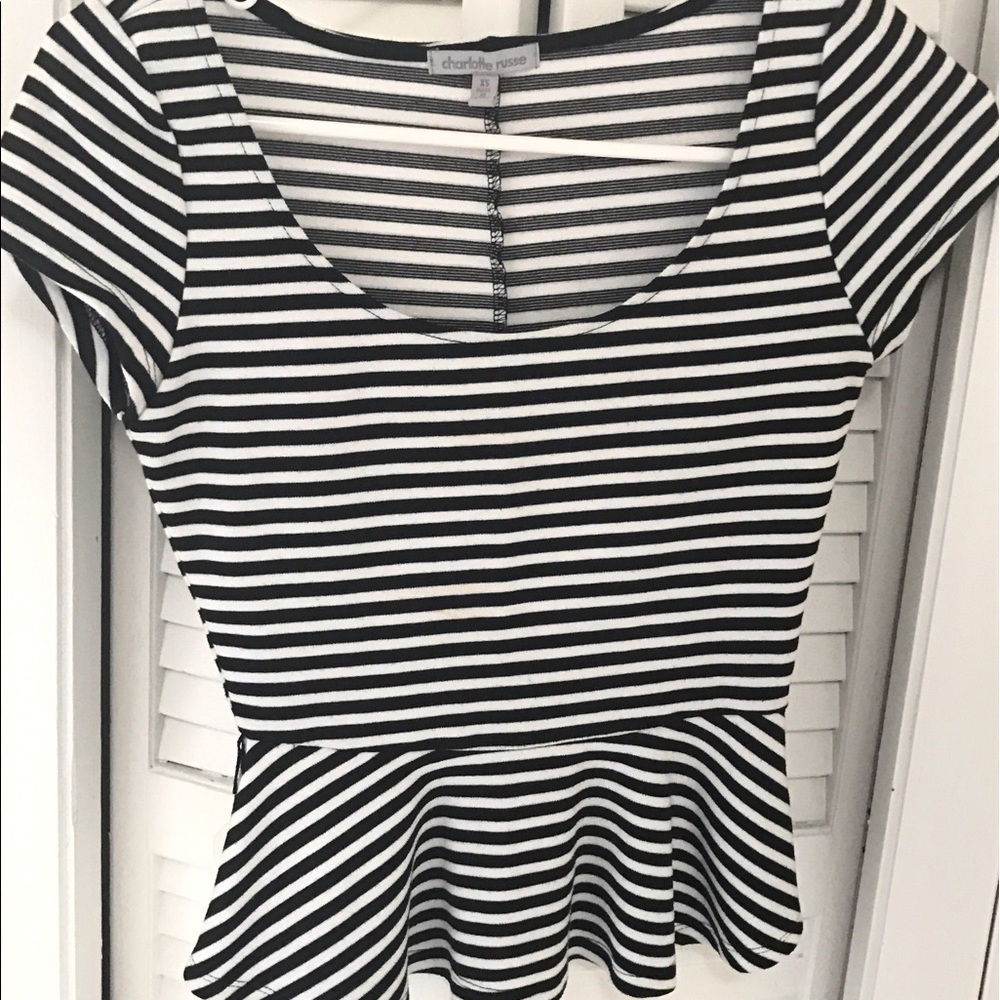 Black n White stripped top