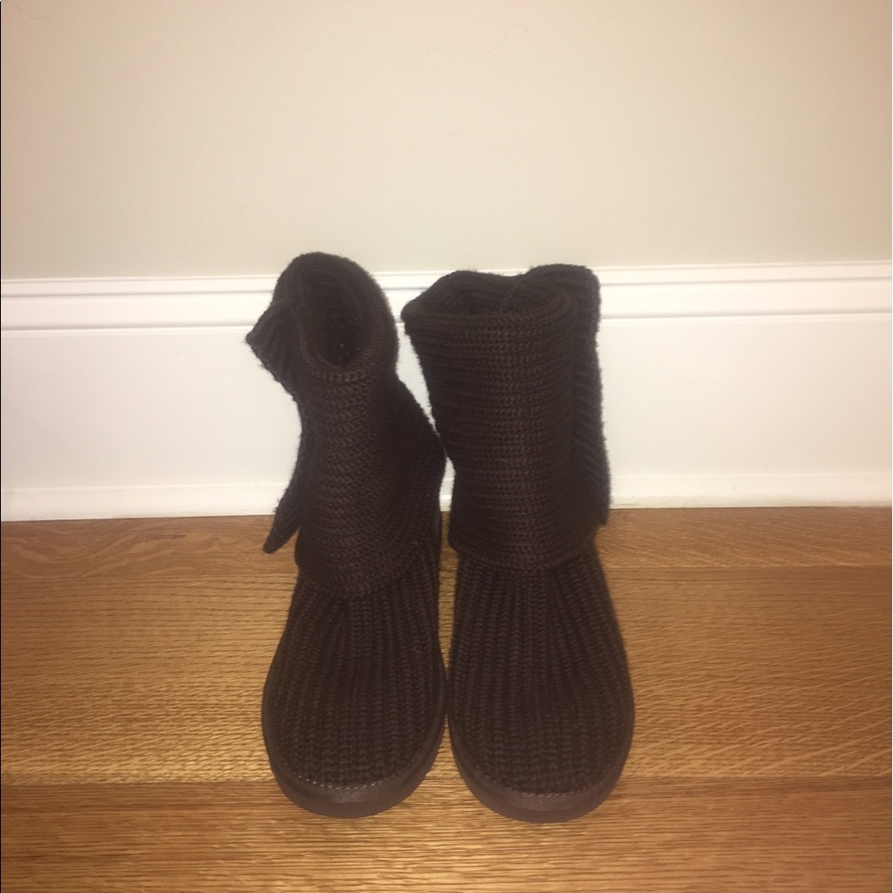 UGG Australia Brown Sweater Boots