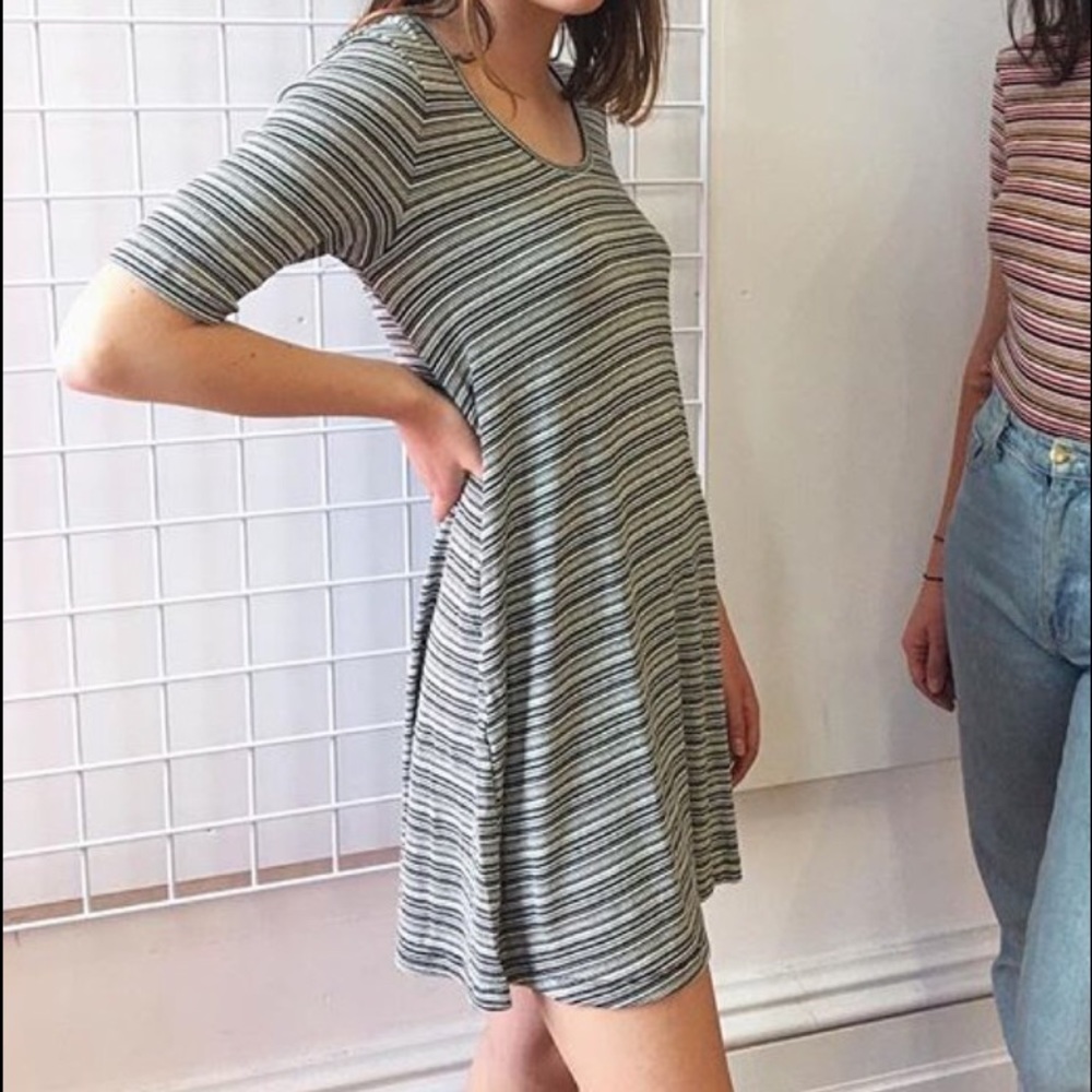 American apparel stripe dress