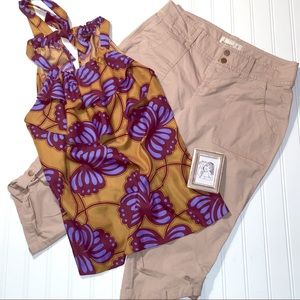 Summer Gold-Blue-Purple Top by Banana Republic