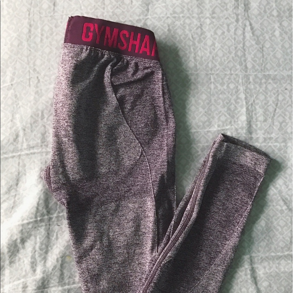 Gymshark Flex Leggings V2 in blackberry marl