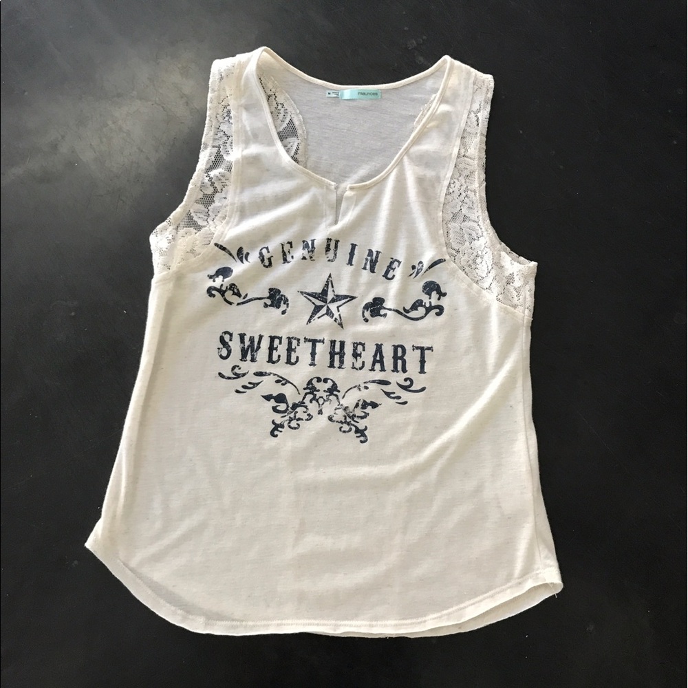 Maurice's Genuine Sweetheart tank top