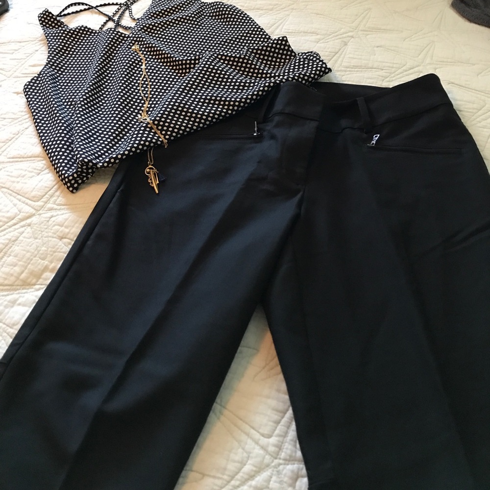 Ann Taylor Ankle pants- black- 6P