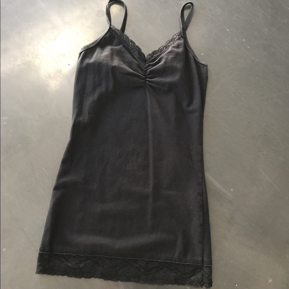 BKE black lace cami