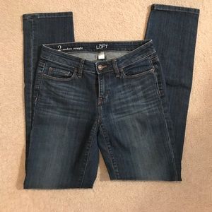 LOFT Modern Straight Leg Jeans