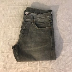 Gray lucky brand jeans