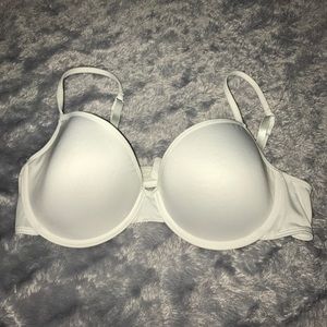 White lightly lined Bra