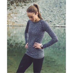 Lululemon REST LESS Pullover - HEATHERED BLACK