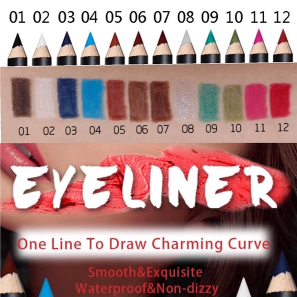 Eyeliner Pencils 12 Pack - Picture 2 of 8
