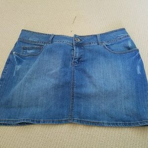 Torrid Jean Skirt