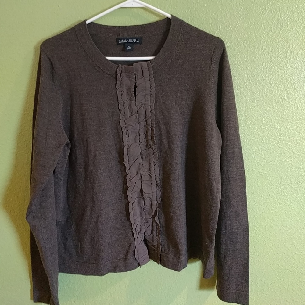 Banana republic cardigan size xl