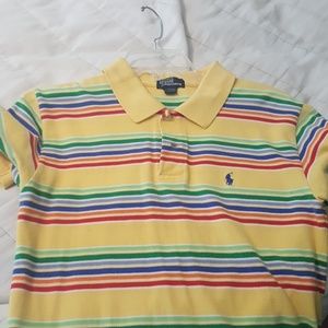 Striped polo shirt