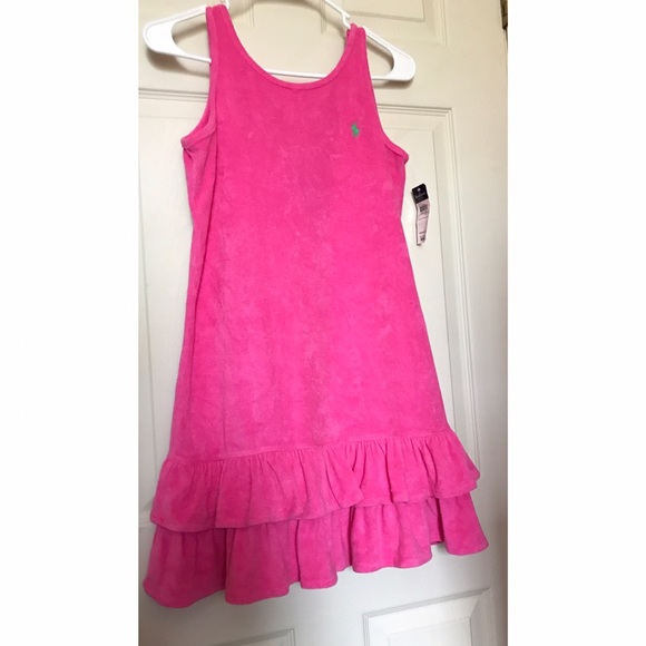 🆑📦💞Girls Ralph Lauren terry cloth Sundress - Picture 2 of 7