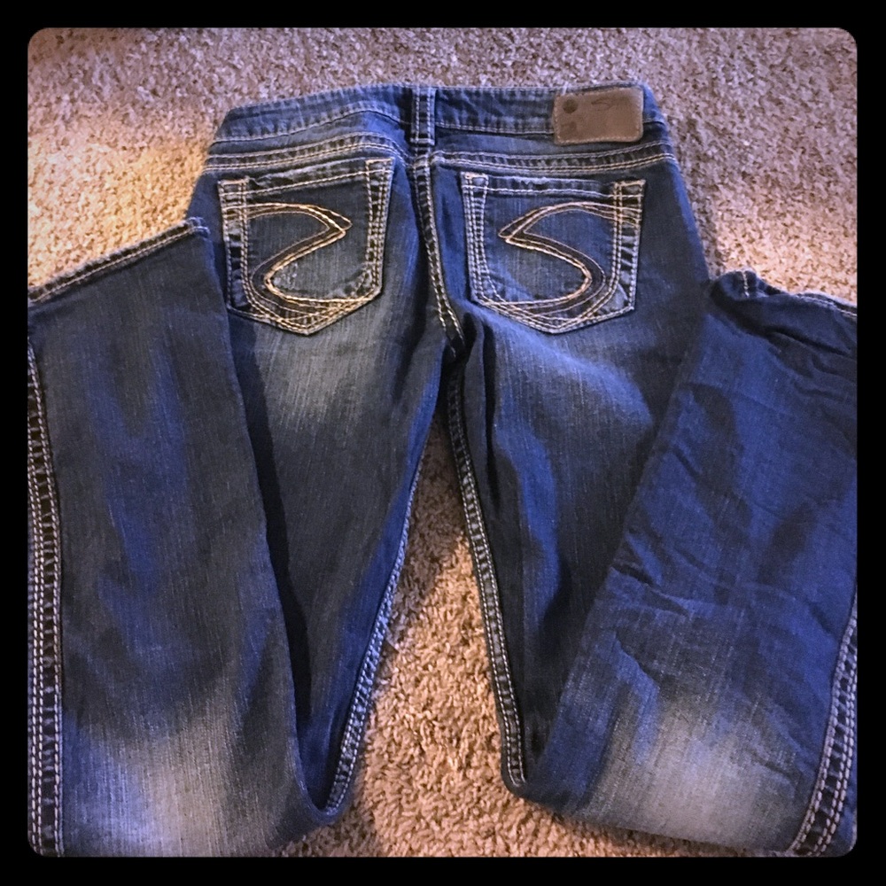 Silver buckle jeans