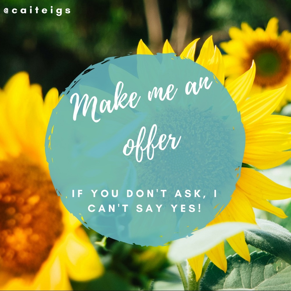 All reasonable offers accepted!