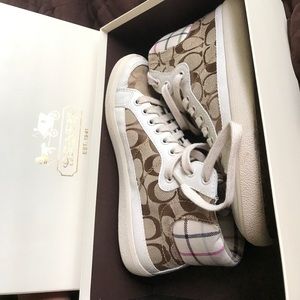 Coach high top shoes
