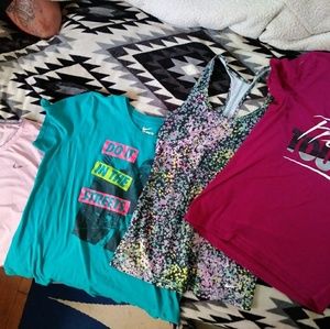 Lot of 4 Nike shirts