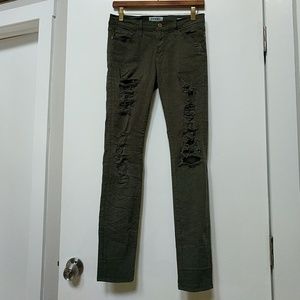 Distressed Frame Denim