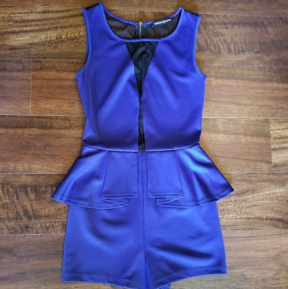 Royal Blue Romper