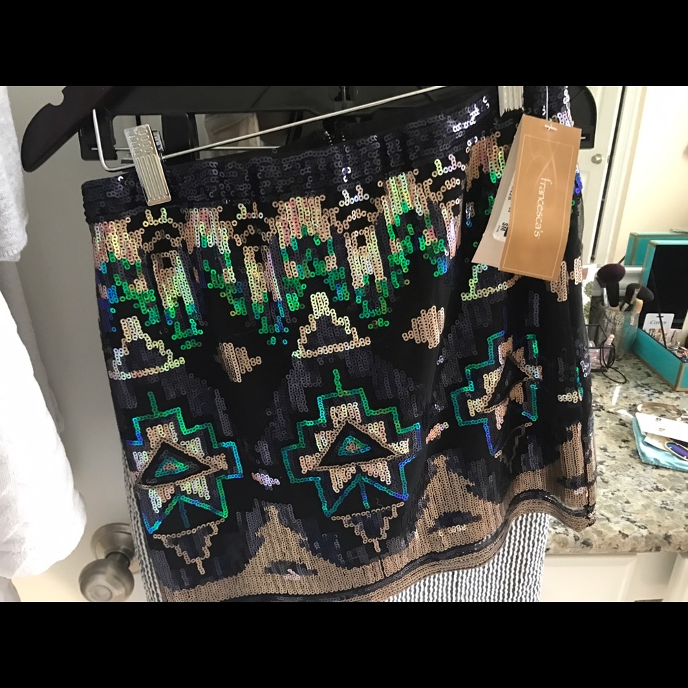 Small sequin skirt from Francesca's.