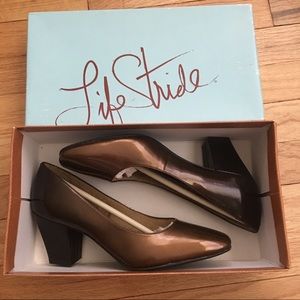 LifeStride Ombré Brown Patent Leather Pumps 7M