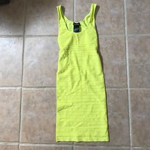 Open back Bebe bodycon dress