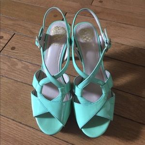 Vince Camuto Sea foam Green Strappy Heel