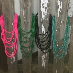 All 4 Multi-strand necklaces
