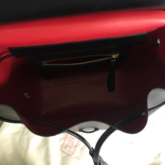 Mansur Gavriel Black Leather Backpack